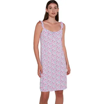 Dámská móda Dámská noční košile Vamp s úzkými ramínky 20269 velikost 3XL