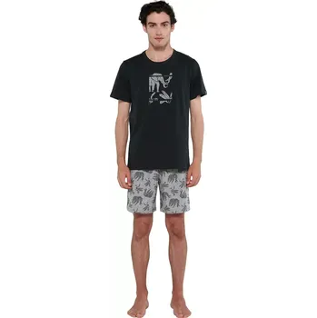 Pánské pyžamo Vamp pyžamo s krátkými rukávy pro muže 20611 velikost M