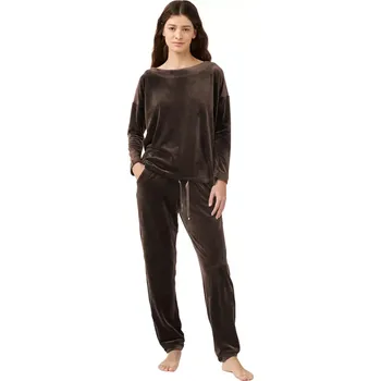 Dámské kalhoty Sametová tepláková souprava Vamp pro ženy 21160 velikost L