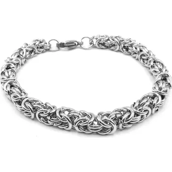 Náramek Steel Jewelry Náramek PÁNSKÝ Královský Vzor z Chirurgické oceli NR250170 dárkové balení zdarma
