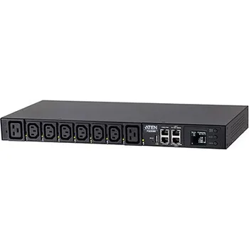 Napájecí panel PDU Aten 19" napájecí panel, 6x C13 + 2x C19, IP, celkové měření, ovládání, vidlice IEC 60309 32A, 3m (PG6308G) (PG6308G-AT) - 14.01.7533