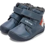 D.D.Step Barefoot zimní boty W070-52301 Bermuda Blue EUR 23