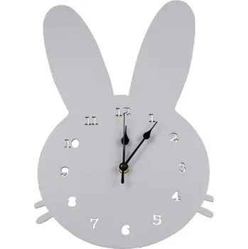 Hodiny Dětské nástěnné hodiny králík