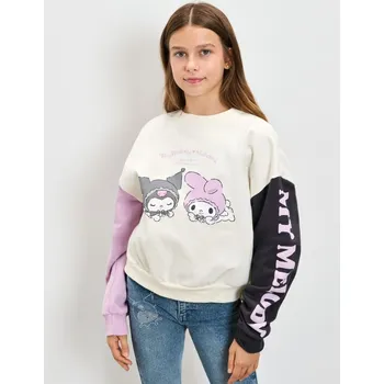 Sinsay - Mikina typu crewneck Hello Kitty - krémová - 957ET-01X - 957ET-01X-134