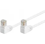 Goobay 96074 Síťový kabel 10 m Cat5e U/UTP (UTP) Bílý