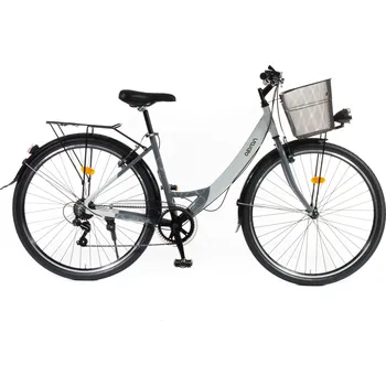 Městské kolo Městské kolo Olpran URTICA, rám 18 palců, kola 28", šedé