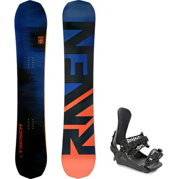 Snowboard Snowboard komplet Raven Trench Carbon + vázání RAVEN King Velikost: 154 cm, Velikost vázání: XL