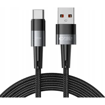 Datový kabel Kabel Tech-protect USB - Apple Lightning 2 m černý