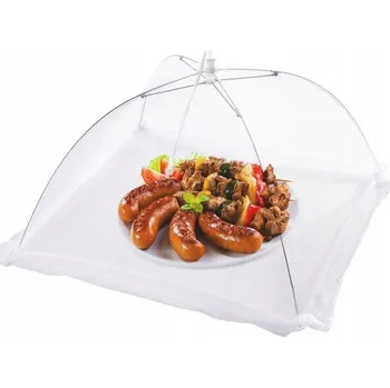 Deštník Moskytiéra ochranný kryt na jídlo pod deštník, 32x32 cm