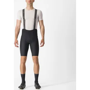 Cyklistické kalhoty CASTELLI pánské kalhoty Espresso s vložkou, black 3XL