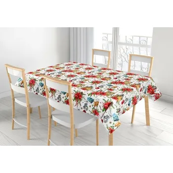 ubrus Bellatex Ubrus Vánoce hvězda, 120 x 140 cm, červená