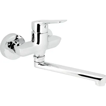 Vodovodní baterie Novaservis Umyvadlová dřezová baterie 100 mm Metalia 54, chrom 54077,0