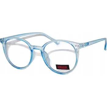 Sluneční brýle Draco brýle bez dioptrií nerdy modré