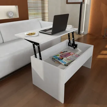 Konferenční stolek VerDesign KILLI výsuvný konferenční stolek, bílý