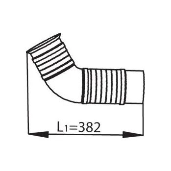 Výfuková trubka Výfuková trubka DINEX DIN53254