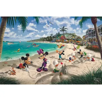 Puzzle Schmidt Thomas Kinkade Mickey a Minnie na Floridě 200 dílků