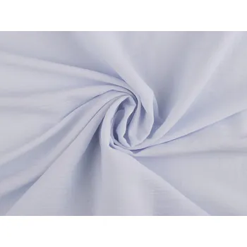 Halenkovina / plátno krešované splývavé - 4 (130 g/m²) modrá ledová