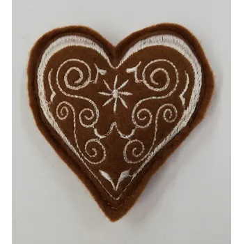 Vánoční dekorace Vánoční dekorace - perníček srdíčko č.5