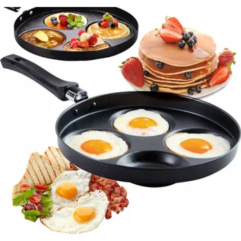 Pánev Pánev na vejce a lívance, pánev na volská oka, indukce, malá pánev na vejce 25 cm, ocel ocel