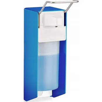 Dávkovač mýdla Ruční nástěnný dávkovač mýdla Relaxdays 500 ml, modrý
