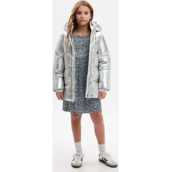 Dívčí bunda Dětská metalická bunda