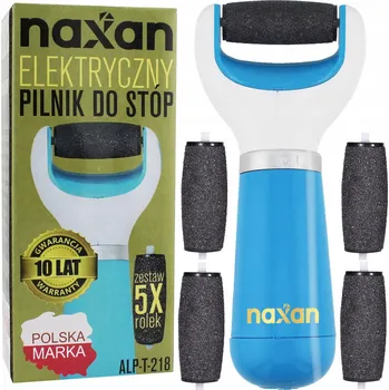 Pilník Na Nohy Naxan, elektrická Bruska na paty, struhadlo na pemzu + 5 válečků