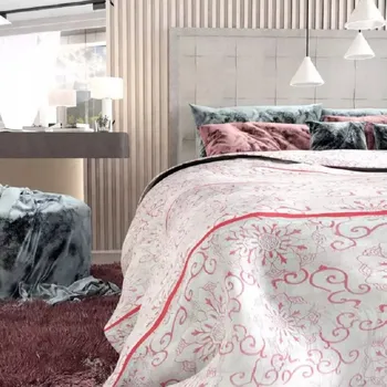 Prostěradlo Deka z mikroflanelu červená 200 x 230 cm