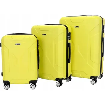 Sada 3 kufrů T-class® VT21121, žlutá, M, L, XL / 35l, 60l, 90l