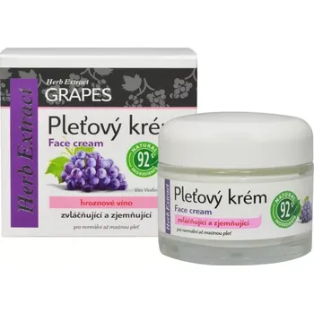 Pleťový krém VIVACO Pleťový krém s hroznovým olejem HERB EXTRACT 50 ml