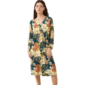 Dámská noční košile Noční košile Vamp pro ženy 21073 blue petrol velikost L