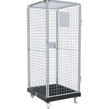 Bezpečnostní rollkontejner "ADB-basic", 5-stranný s dveřmi, bez polic, š x h x v:724x815x1810 mm