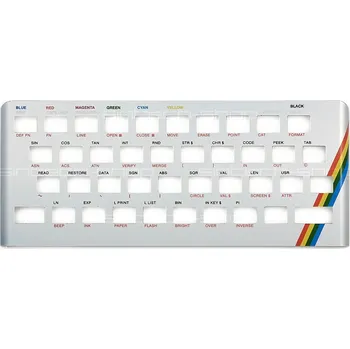 PC skříň RetroRadionics Sinclair ZX Spectrum 48k čelní maska (Faceplate), různé barvy Barva: Stříbrná
