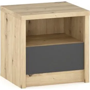 Noční stolek VerDesign DOMICA sada 2 nočních stolků, artisan/šedá