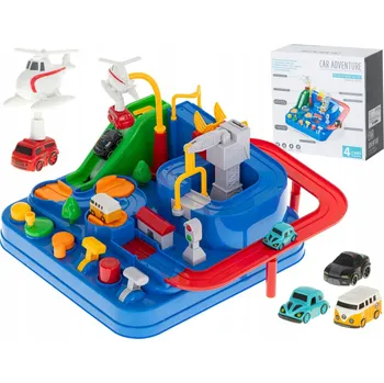 autodráha INTERAKTIVNÍ BAREVNÁ AUTODRÁHA S PŘEKÁŽKAMI