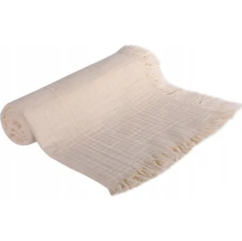 Dětská deka UVIE Dětská bavlněná deka mušelínová 4vrstvá 105x125cm ecru