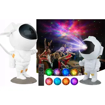 Noční světlo PROJEKTOR NOČNÍ OBLOHY NEBE LED NOČNÍ LAMPA ASTRO na dálkové ovládání hvězdná obloha