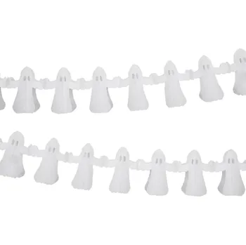 Girlanda papírová 3 m - Duchové, Halloween