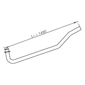 Výfuková trubka Výfuková trubka DINEX DIN47171