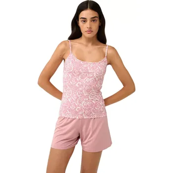 Dámská košilka Vamp s okvětními lístky růží 22814 pink blush velikost XXL