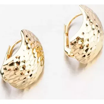 Náušnice Dámské náušnice žluté zlato 585 12-666