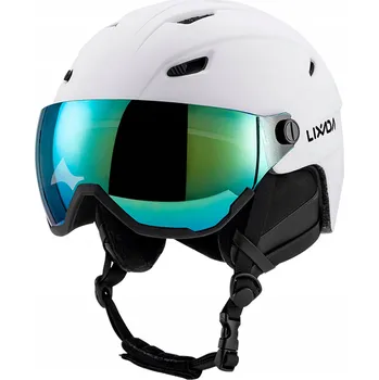 Cyklistická přilba Kask narciarski Kask rowerowy Ciepły amortyzujący Kask z goglami M:55-58cm