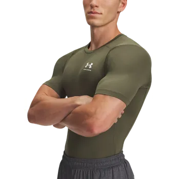Pánská móda Triko Under UA HG Armour Comp SS 1361518-391 Velikost XL