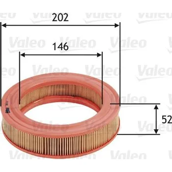 Vzduchový filtr Vzduchový filtr VALEO 585717