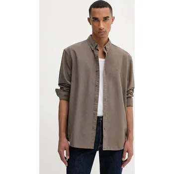 Pánská košile Bavlněná košile Levi's A7210.0051 hnědá 98X, vel. XL