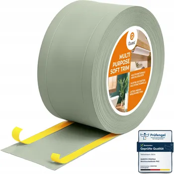 soklová lišta Dokončovací lišta z PVC 6v1 - samolepicí, světle zelená 5 m 120 mm