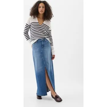 Dámské šaty Džínová maxi sukně