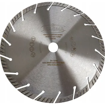 Řezný kotouč Diamantový kotouč Magma MSP230 230x22,2 mm