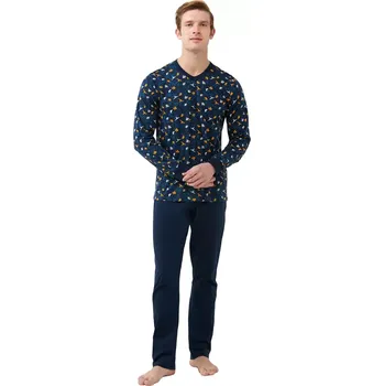 Pánské pyžamo Vamp s potiskem dinosaurů 21631 velikost XXL