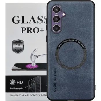 Pouzdro na mobilní telefon Zadní Kryt Audioimp pro Samsung Galaxy S25 modrý