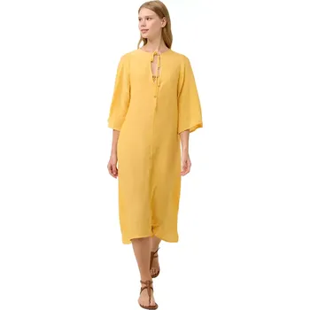 Dámské šaty Viskózové gázové letní šaty Vamp 22874 yellow gold velikost XXL